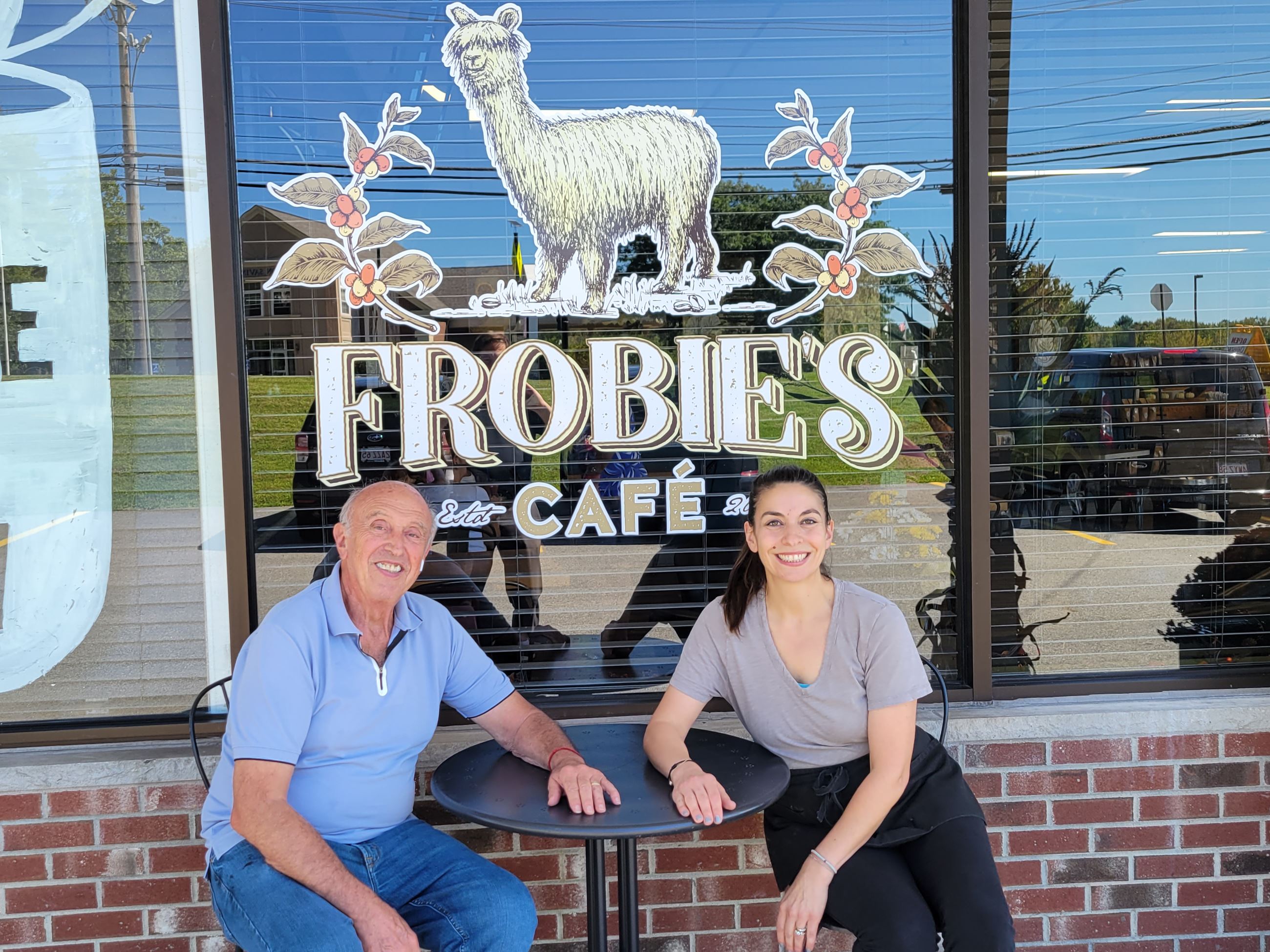 Frobie's Cafe's new owners, Evan Zgonis and Stephanie Shanahan