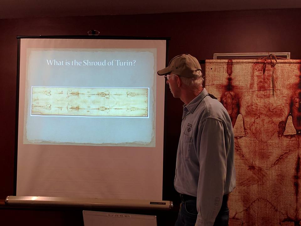 Ron Kolek also does presentations on the Shroud of Turin. (COURTESY FACEBOOK)