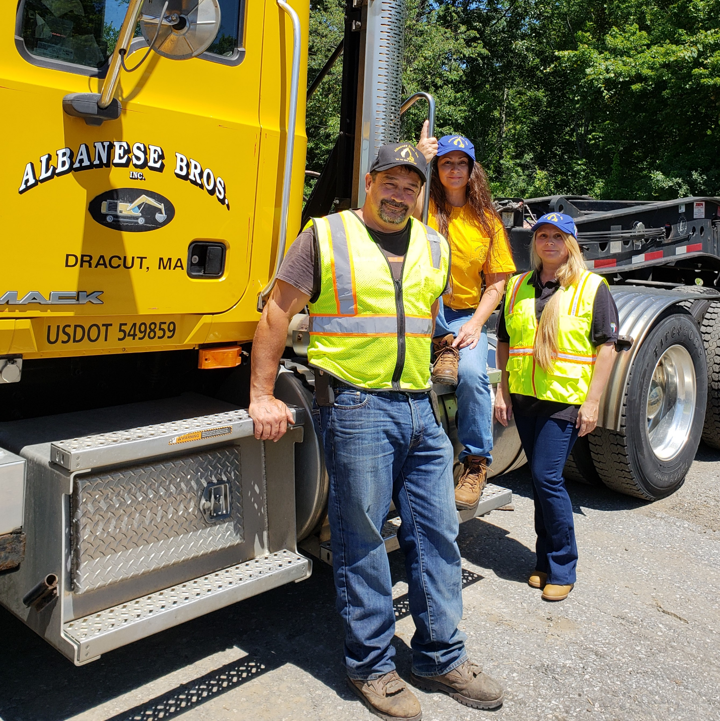 From left are Oto Albanese, Marcella Albanese and Maria Albanese. (ALBANESE BROTHERS PHOTO)
