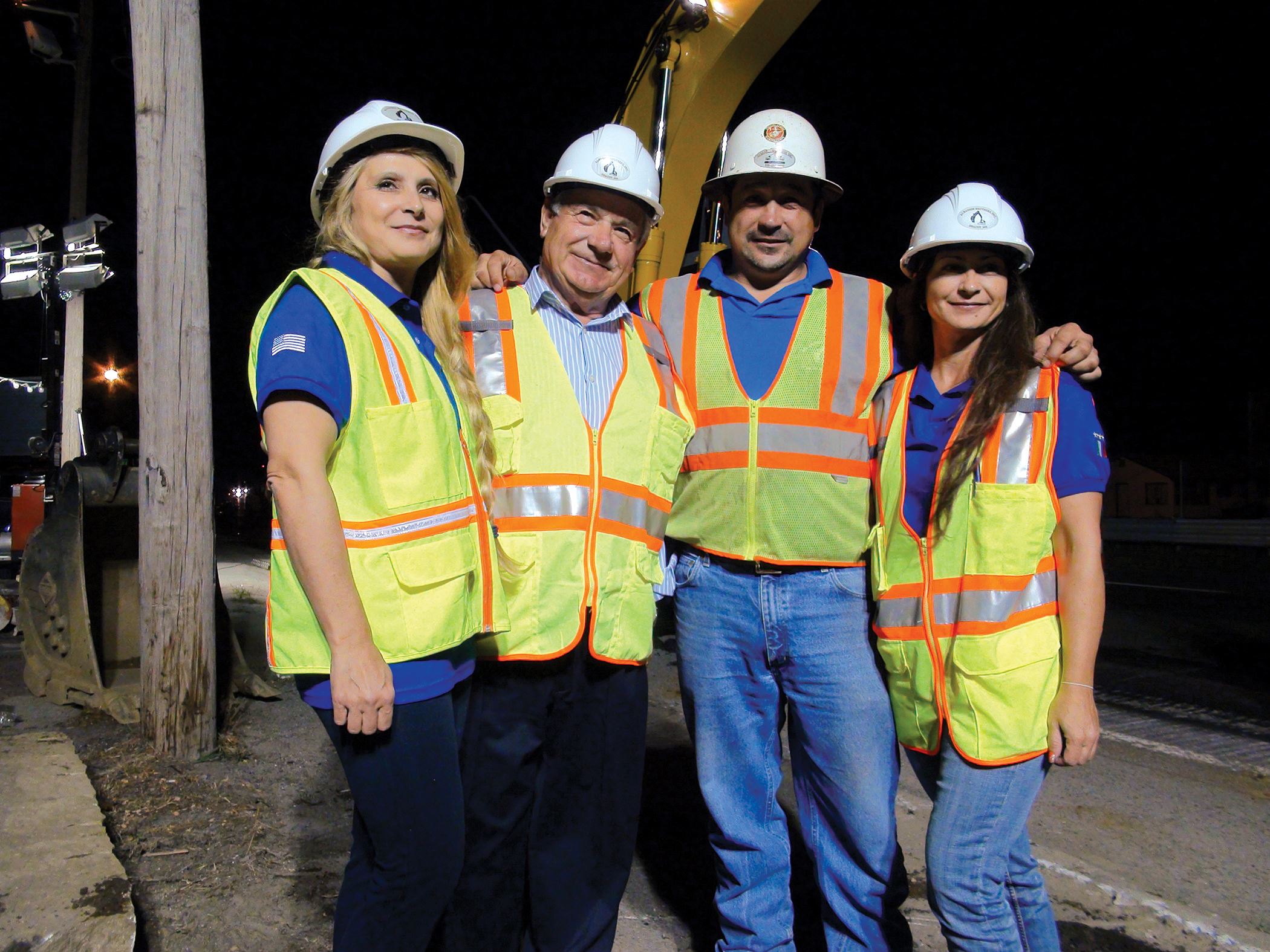 From left, Maria, Marco, Oto and Marcella Albanese. (ALBANESE BROTHERS PHOTO) 